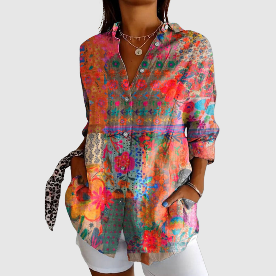Charity™ | Blusa elegante a fiori