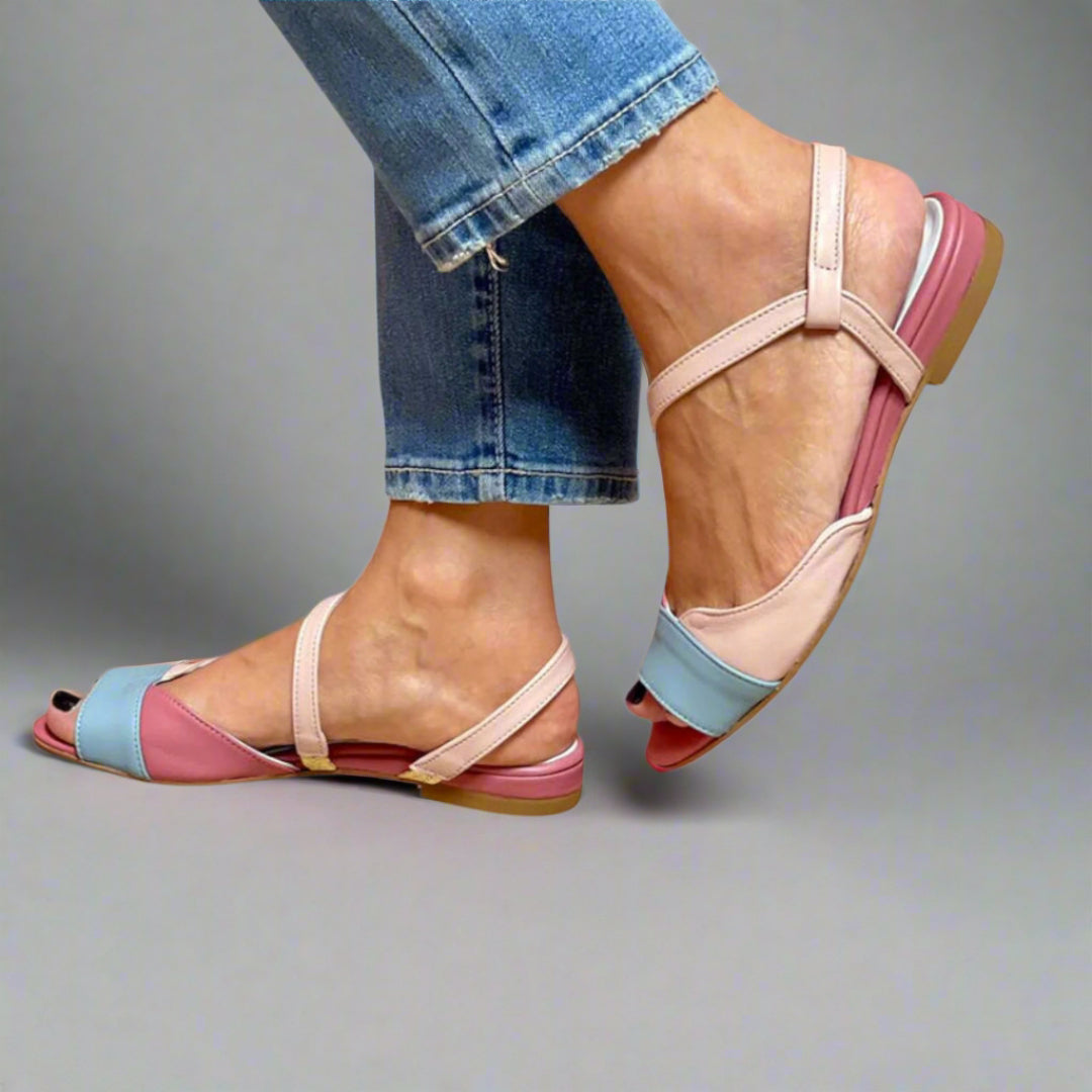 Roselina™ | Sandali colorati con tacco