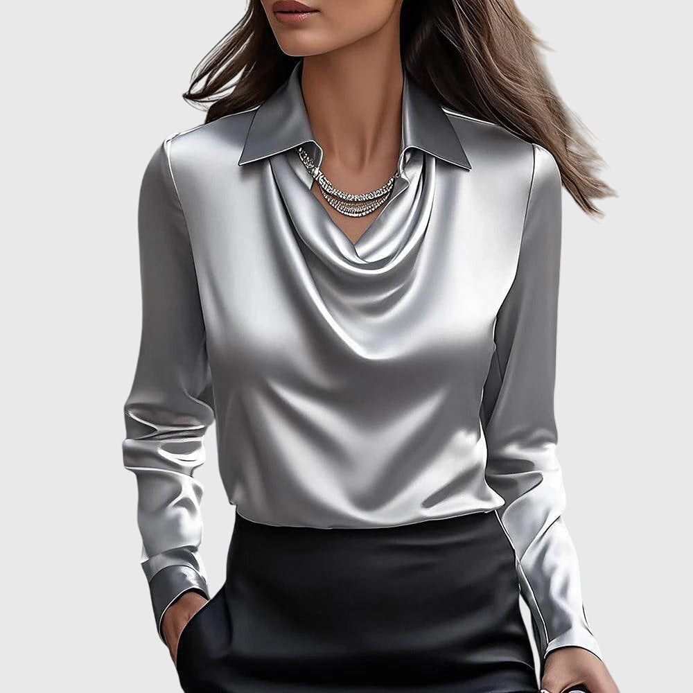 Akari™ | Blusa elegante in satin