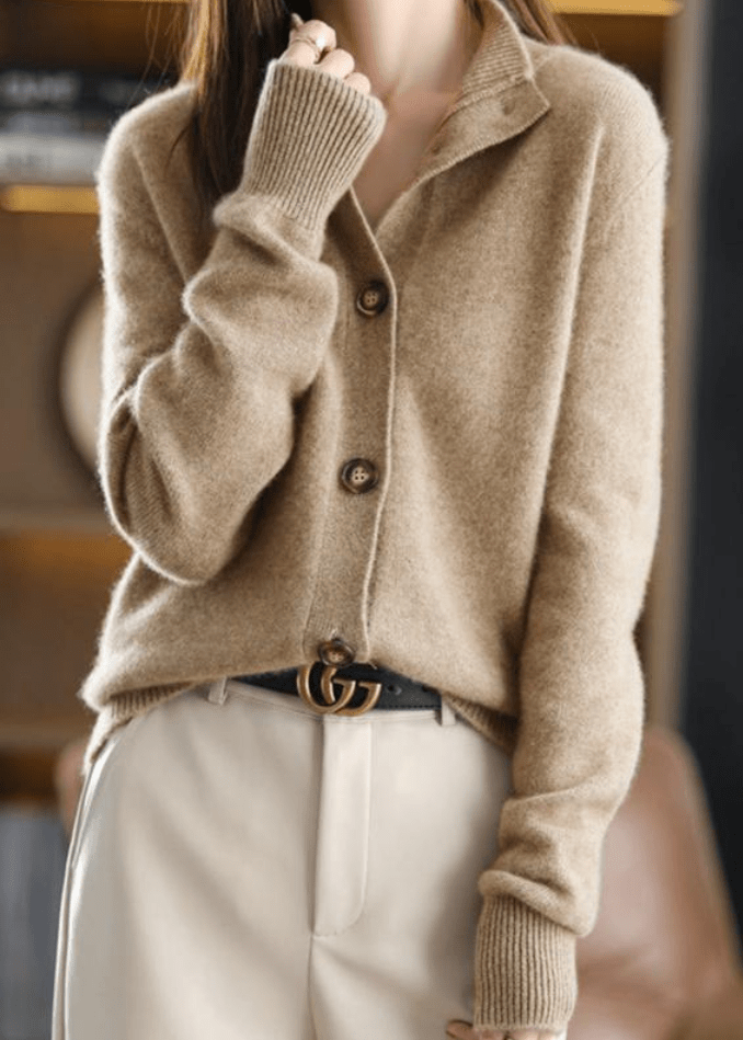 Iris™ | Cardigan elegante con polsini