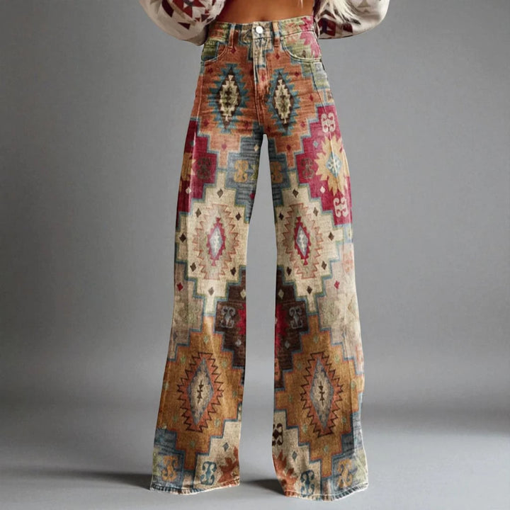 Sabina™ | Pantaloni retrò chevron