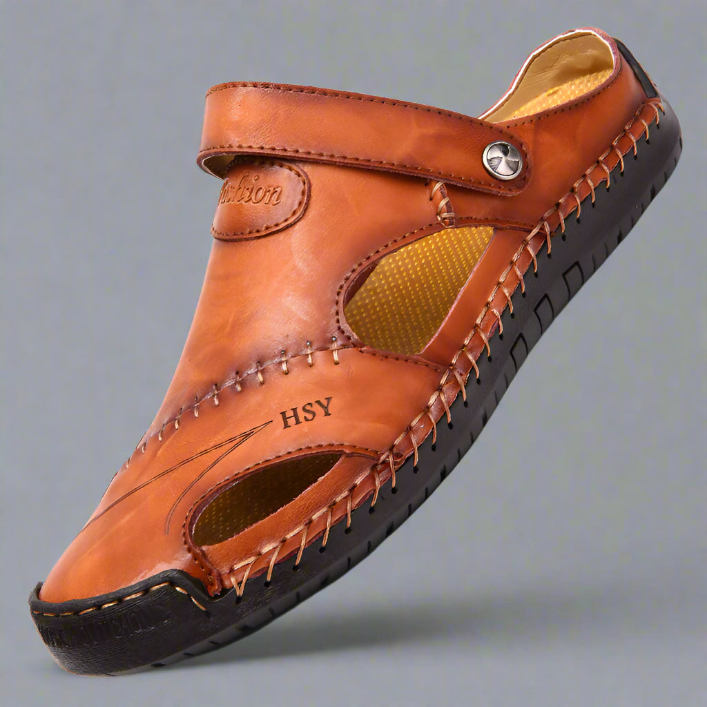 Luca™ | Sandali in pelle ortopedici