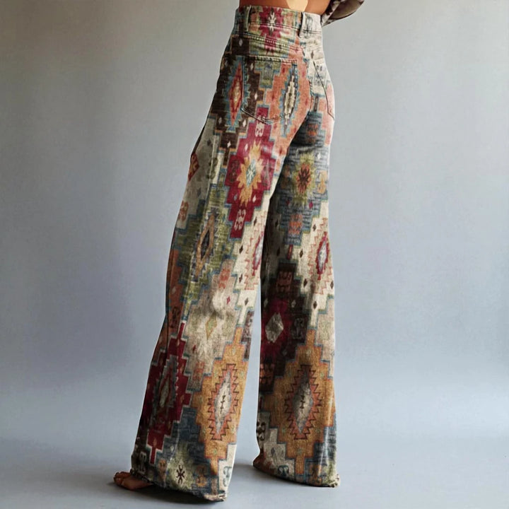Sabina™ | Pantaloni retrò chevron