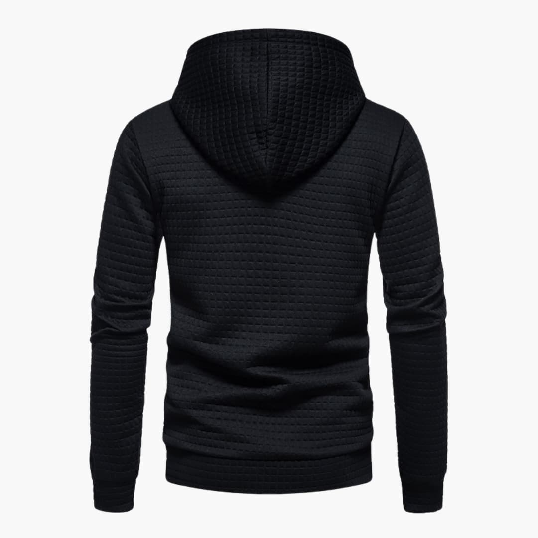 Keanu™ | Felpa in cotone premium a griglia