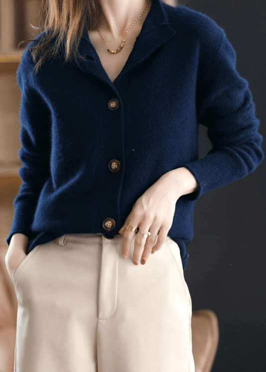 Iris™ | Cardigan elegante con polsini