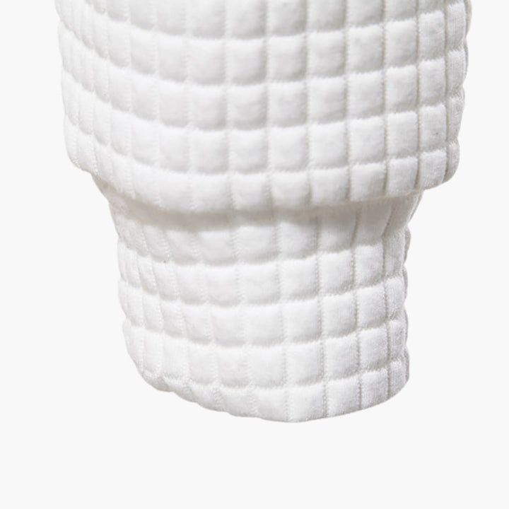Keanu™ | Felpa in cotone premium a griglia