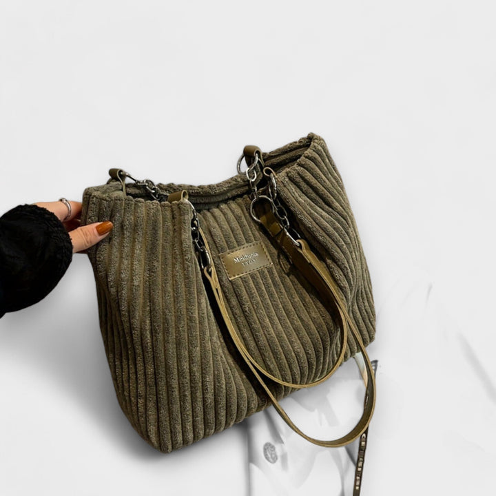 Tiziana™ | Borsa a tracolla in velluto a coste