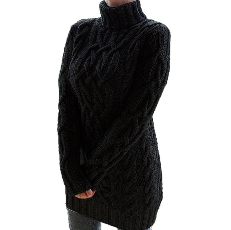 Ada™ | Abito caldo in maglia a trecce