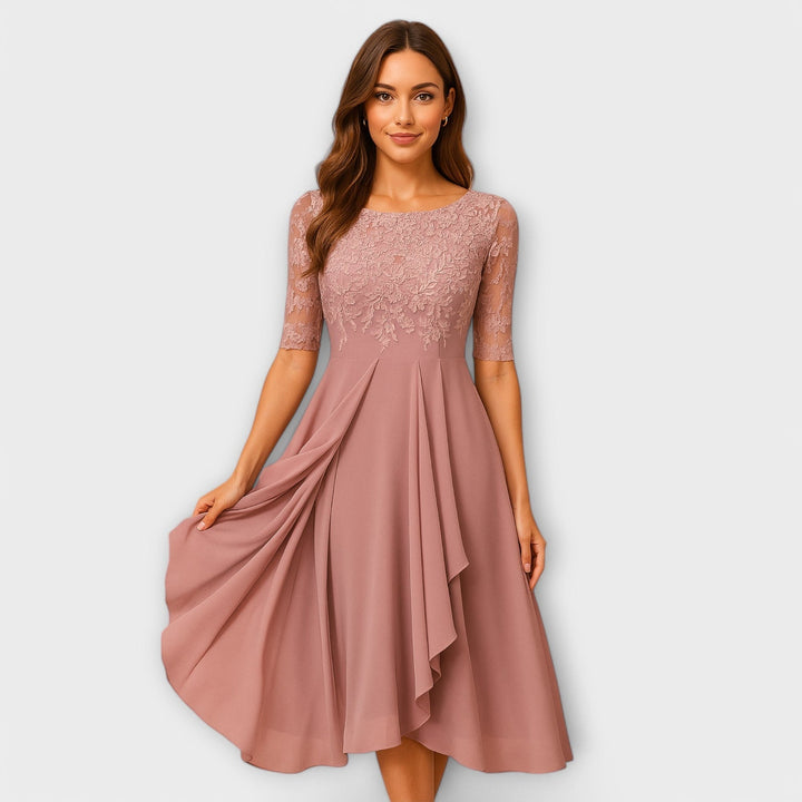 Martyna™ | Elegante abito in pizzo