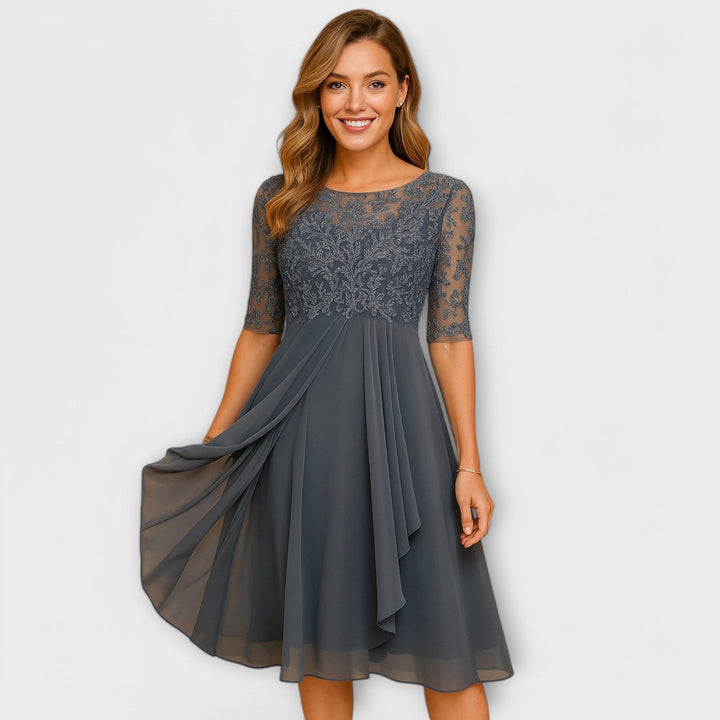 Martyna™ | Elegante abito in pizzo