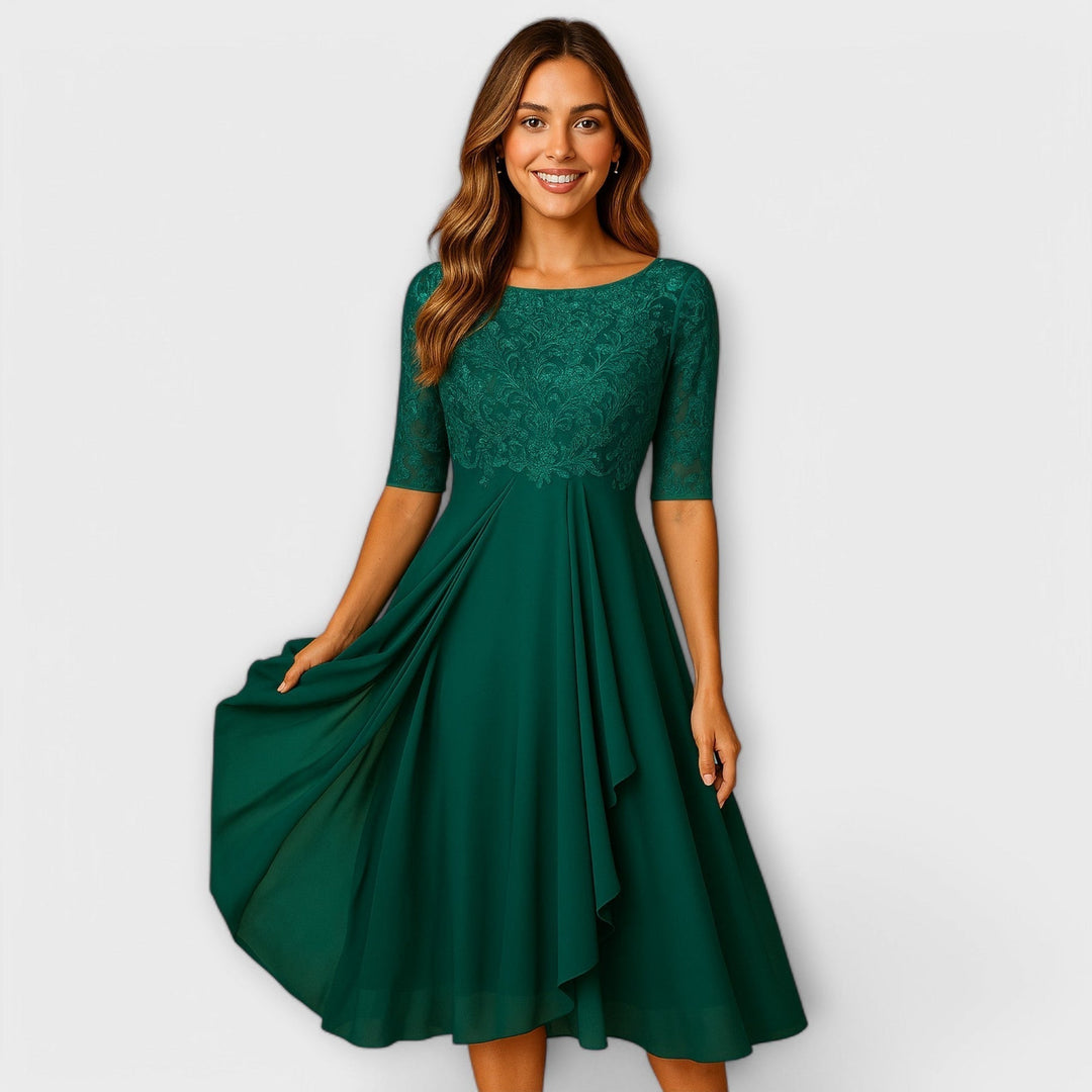 Martyna™ | Elegante abito in pizzo