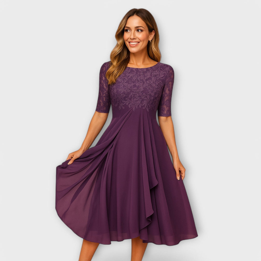 Martyna™ | Elegante abito in pizzo