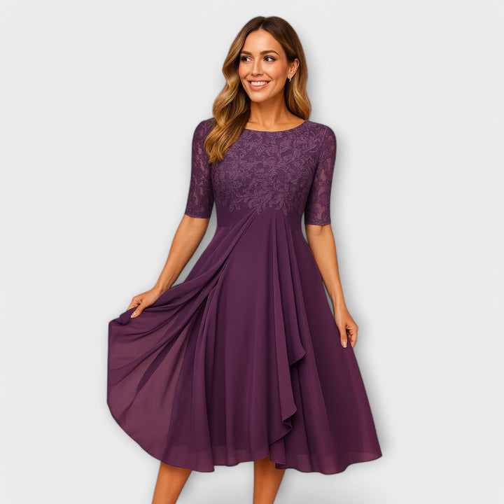 Martyna™ | Elegante abito in pizzo