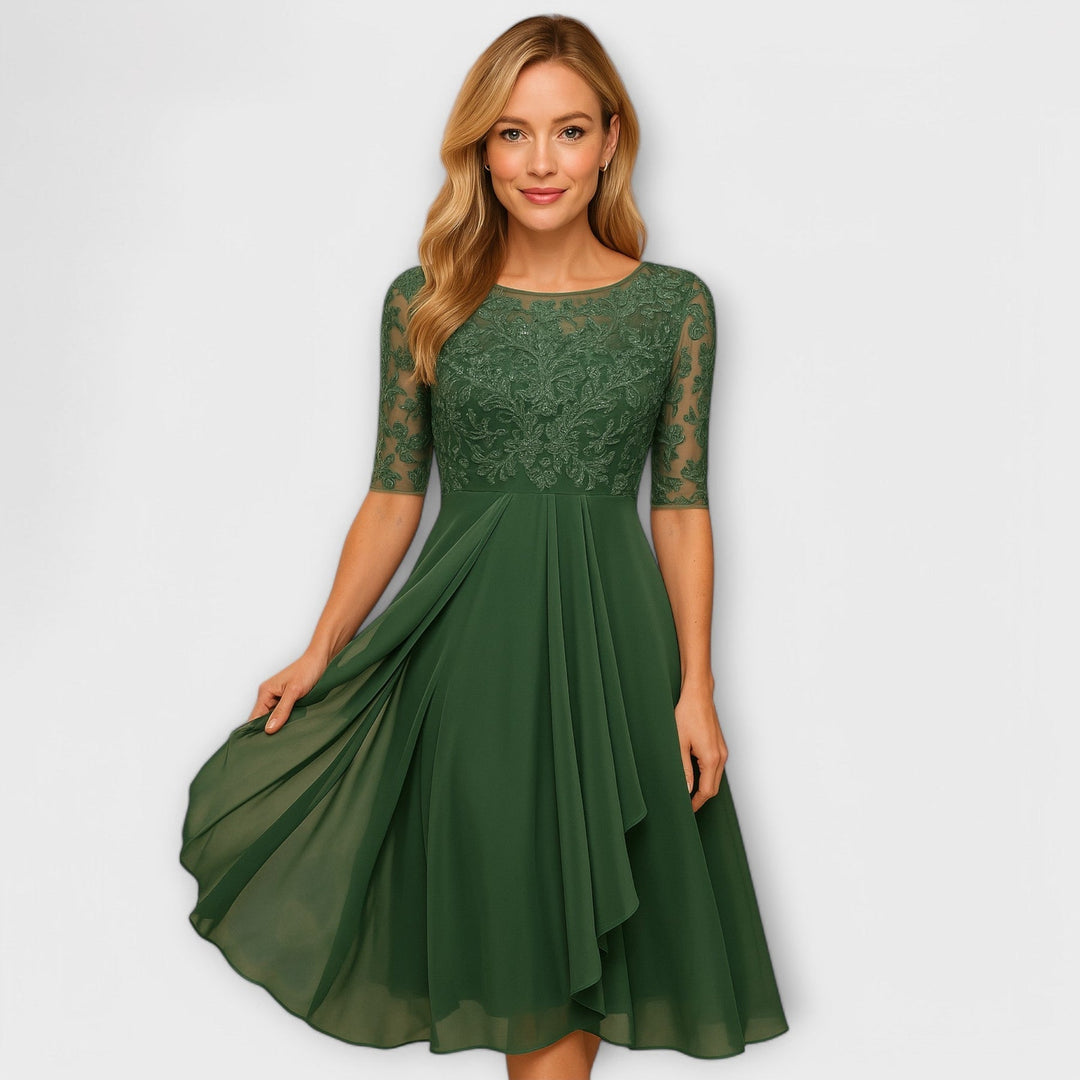 Martyna™ | Elegante abito in pizzo