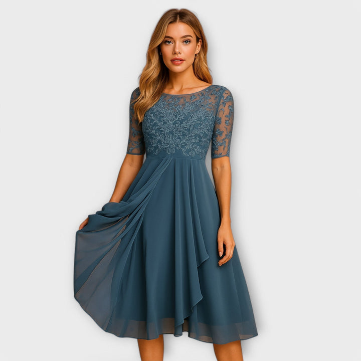 Martyna™ | Elegante abito in pizzo