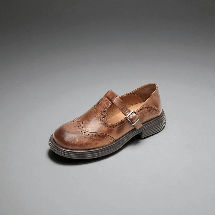 Verda |  Elegante scarpa in pelle
