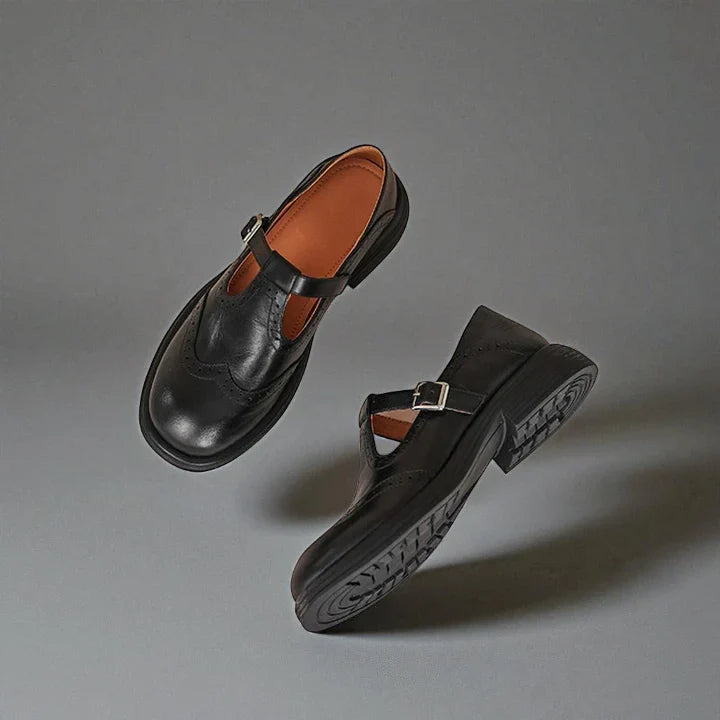 Verda |  Elegante scarpa in pelle
