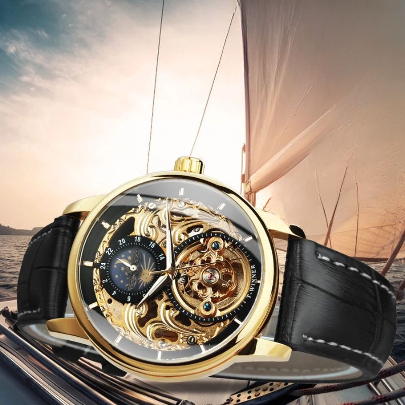 Ottavio™ | Orologio automatico con fasi lunari