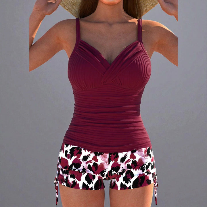 Bria™ | Elegante tankini leopardato