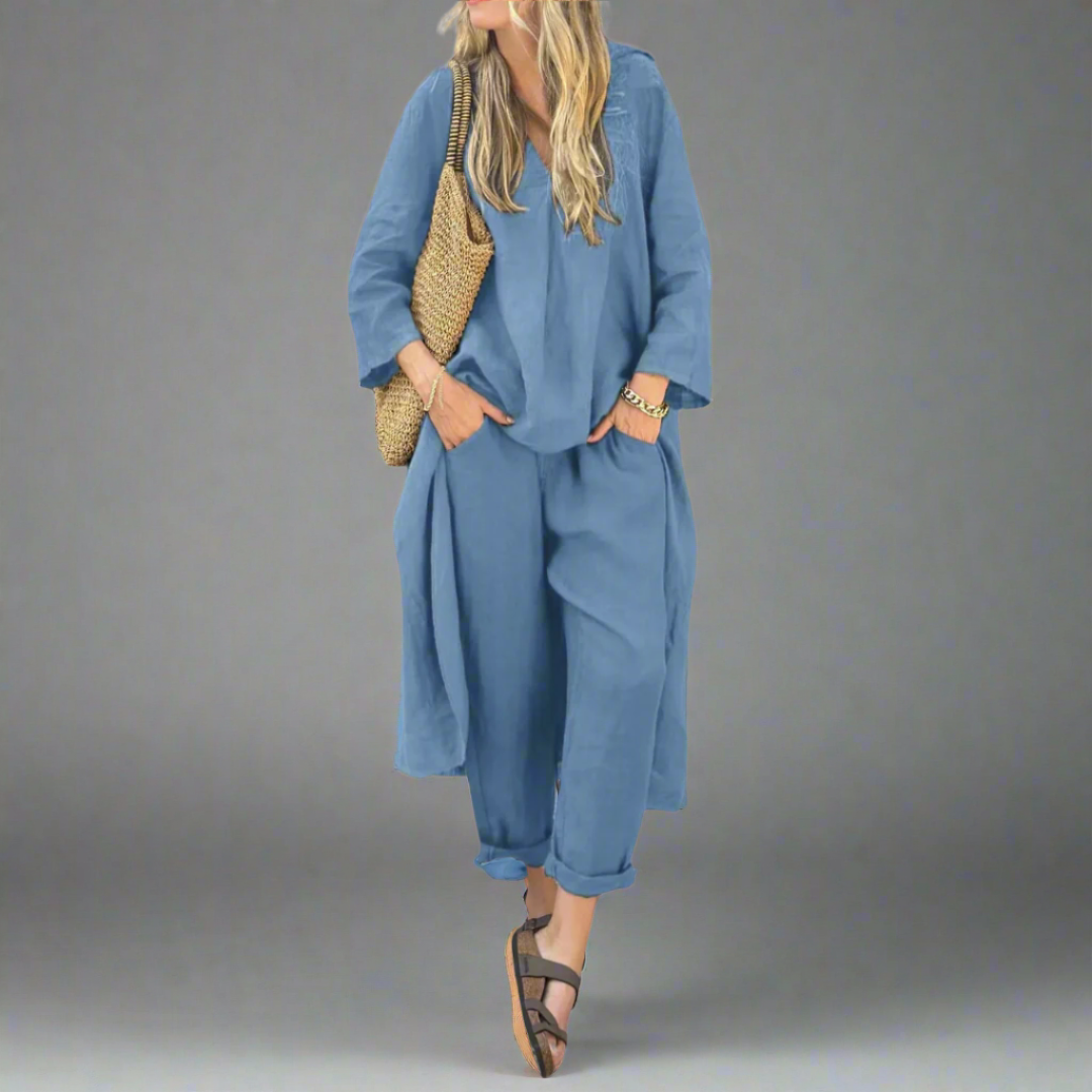 Leah™ | Set elegante in tessuto premium