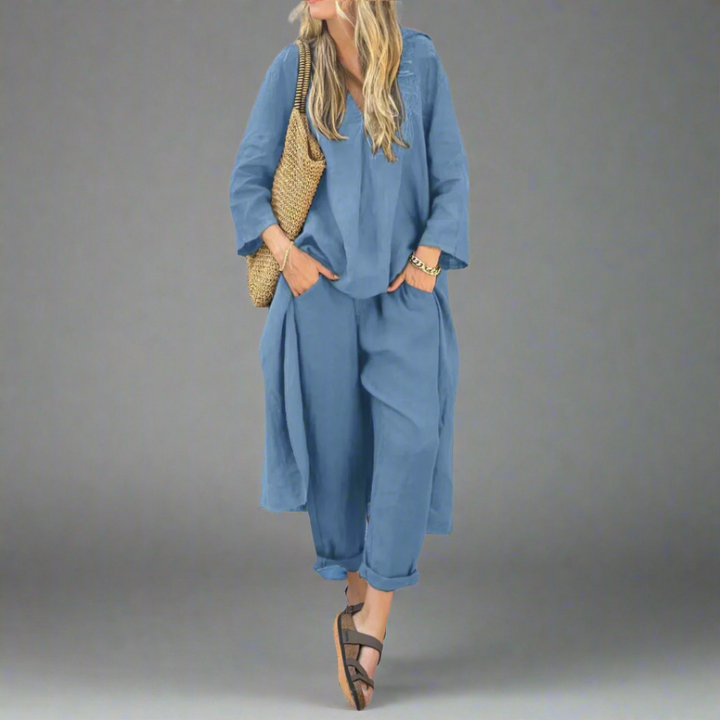 Leah™ | Set elegante in tessuto premium
