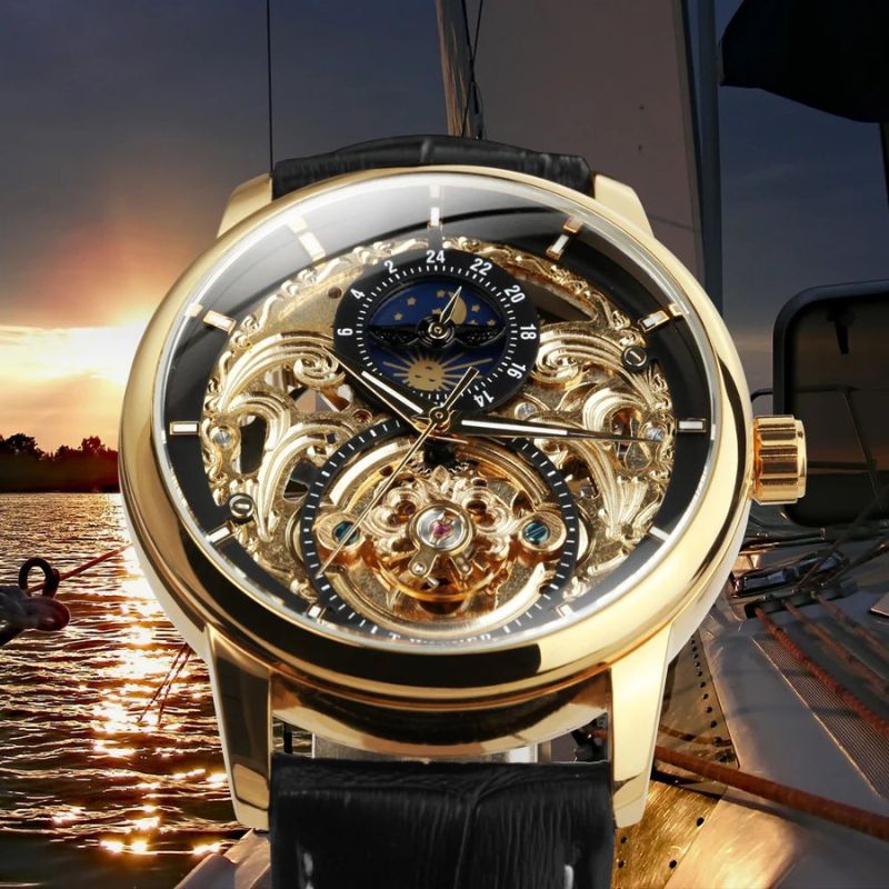 Ottavio™ | Orologio automatico con fasi lunari