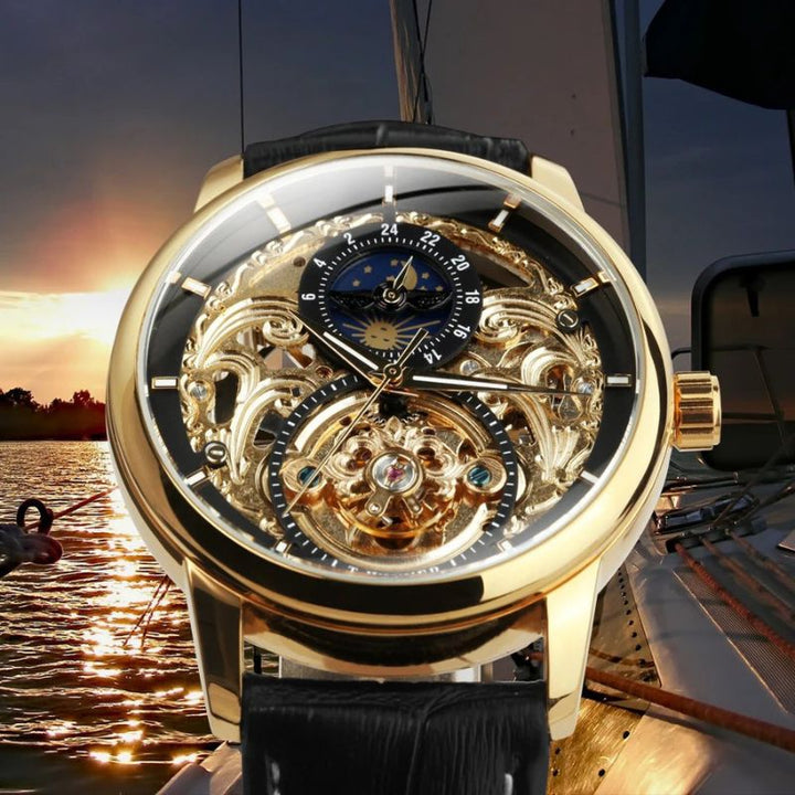 Ottavio™ | Orologio automatico con fasi lunari