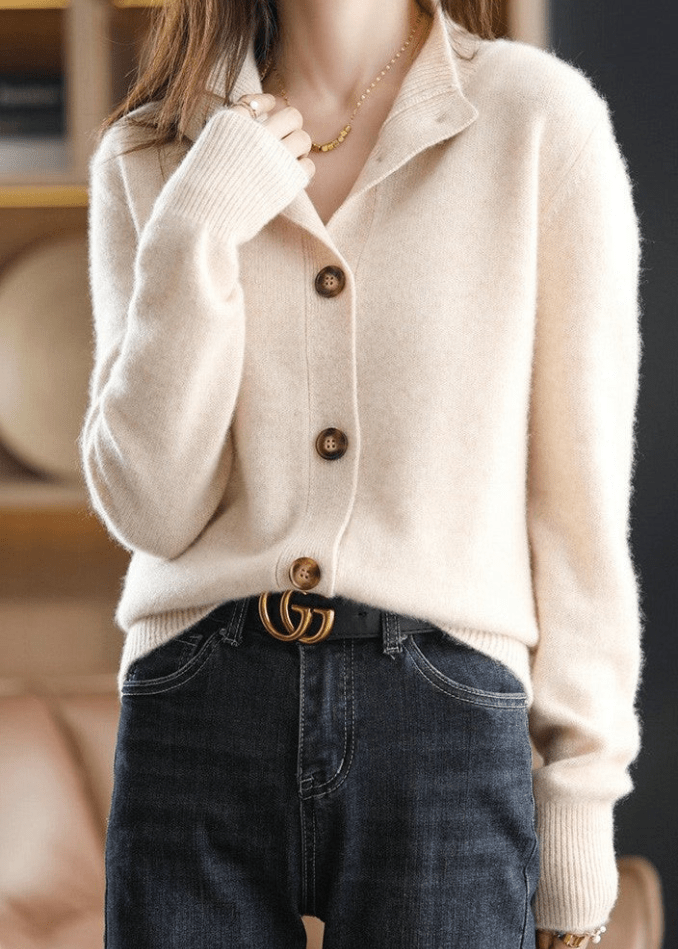 Iris™ | Cardigan elegante con polsini