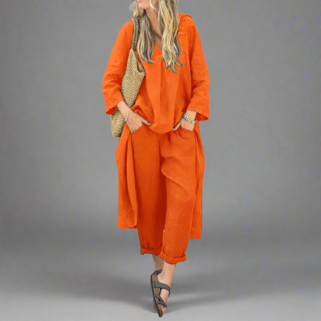 Leah™ | Set elegante in tessuto premium