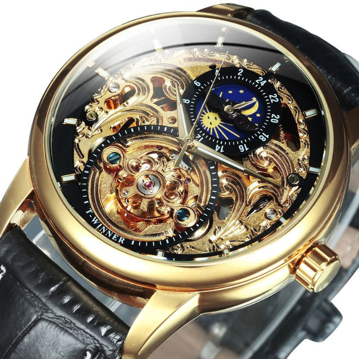 Ottavio™ | Orologio automatico con fasi lunari