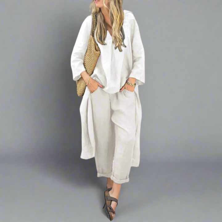 Leah™ | Set elegante in tessuto premium