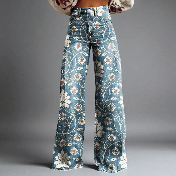 Flavia™ | Pantaloni boho chic