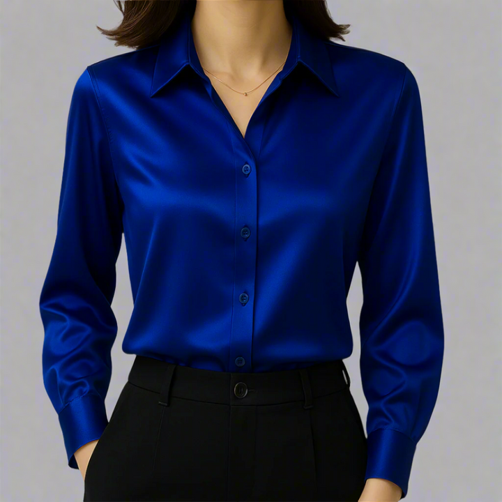 Wendaline™ | Blusa satin elegante