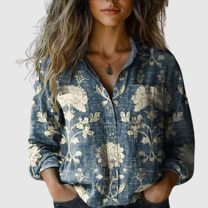 Rosamaria™ | Blusa vintage in cotone