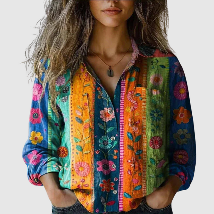 Rosamaria™ | Blusa vintage in cotone