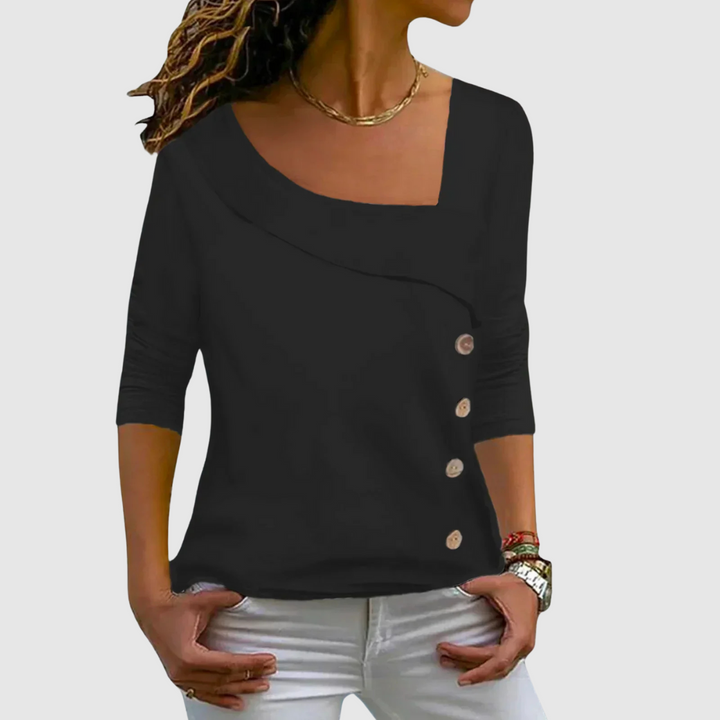Perla™ | Blusa elegante con bottoni