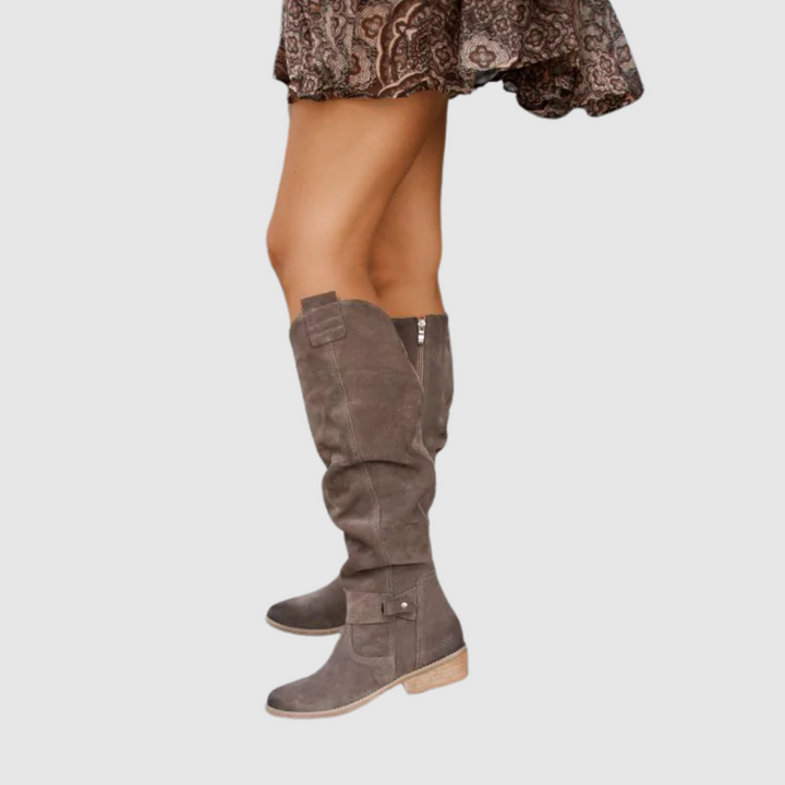 Ginevra™ | Stivali alti in camoscio