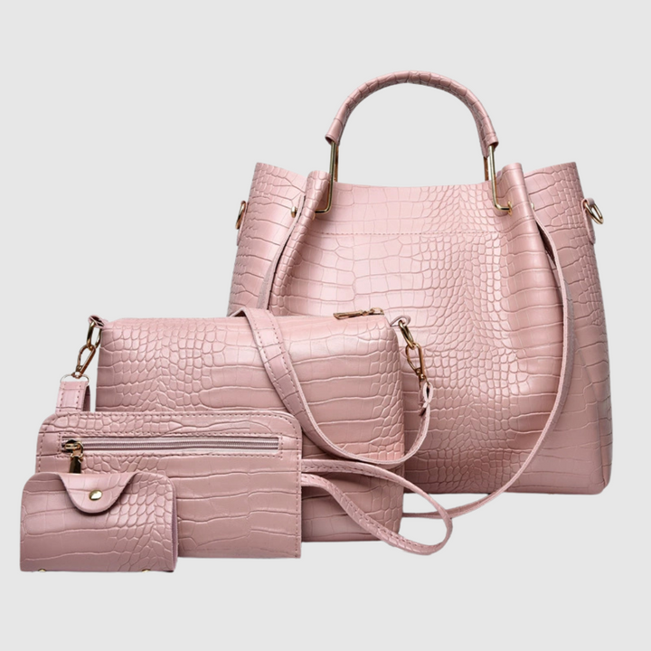Giuliana™ | Set di borse vintage in pelle squamata