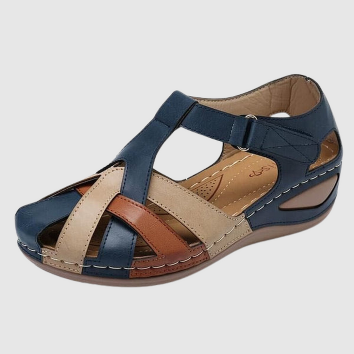 Carlotta™ | Sandali con zeppa in pelle premium