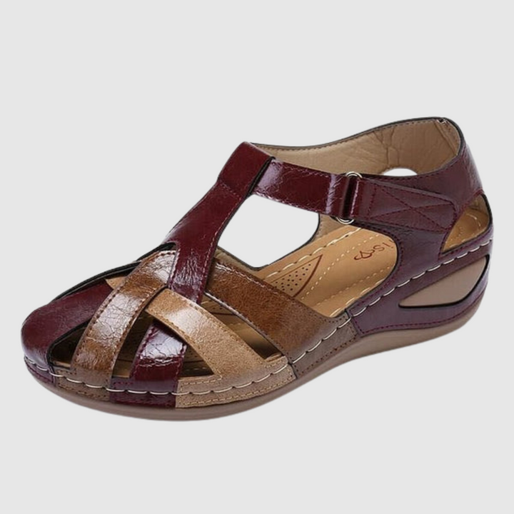 Carlotta™ | Sandali con zeppa in pelle premium