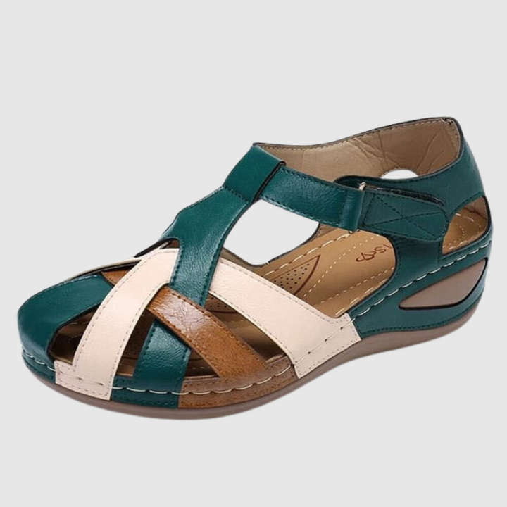 Carlotta™ | Sandali con zeppa in pelle premium