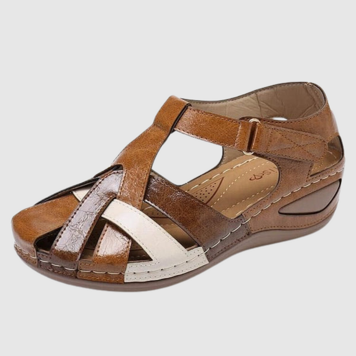 Carlotta™ | Sandali con zeppa in pelle premium