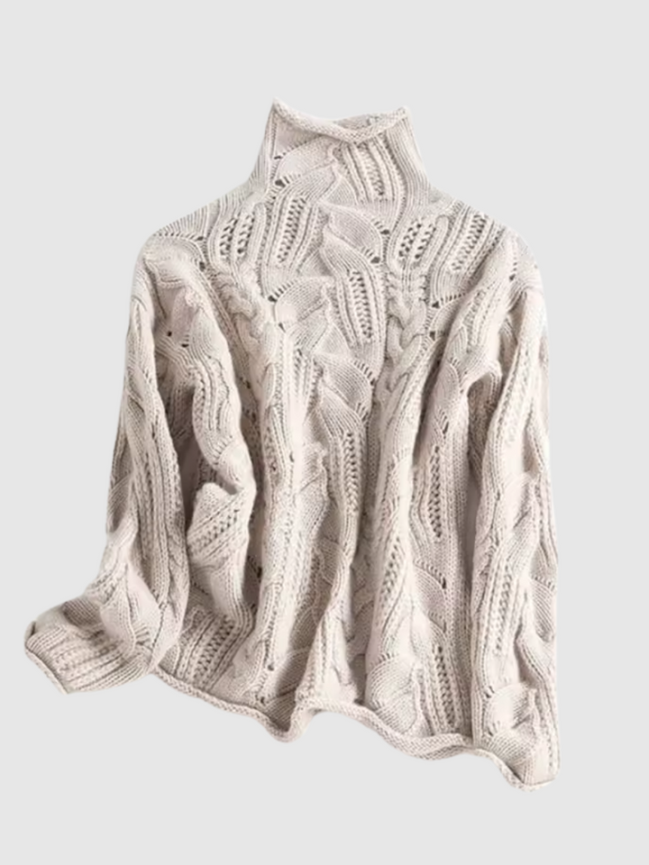 Carla™ | Maglione in lana a collo alto