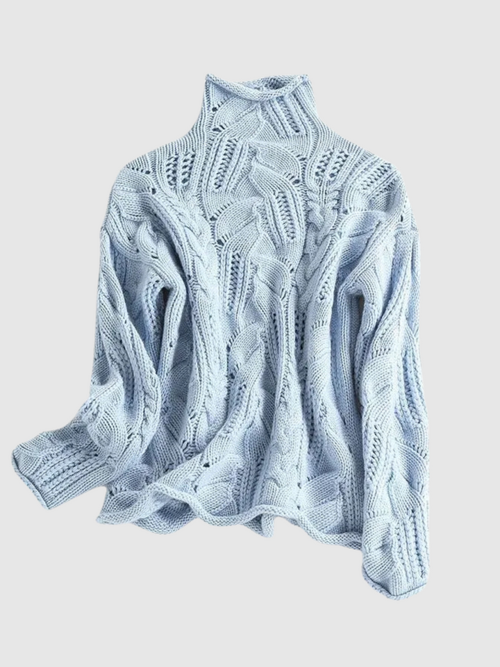 Carla™ | Maglione in lana a collo alto