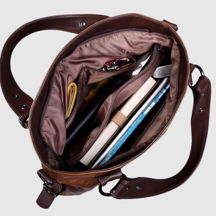 Olga™ | Borsa a spalla in pelle morbida