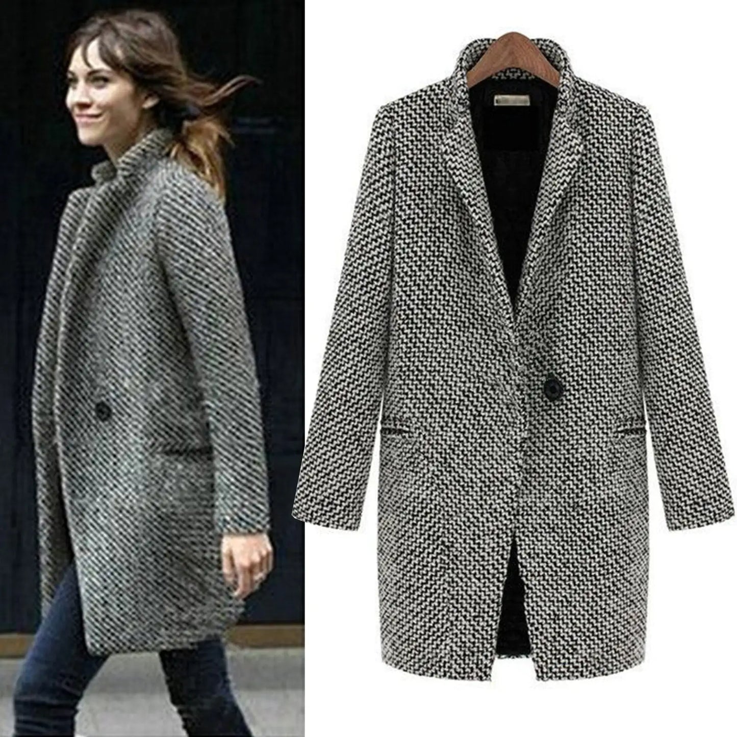 Clara™ | Cappotto in materiale premium