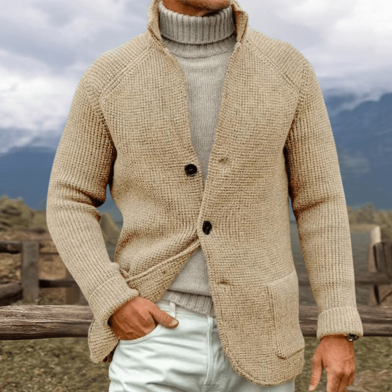 Ettore™ | Cardigan elegante con bottoni