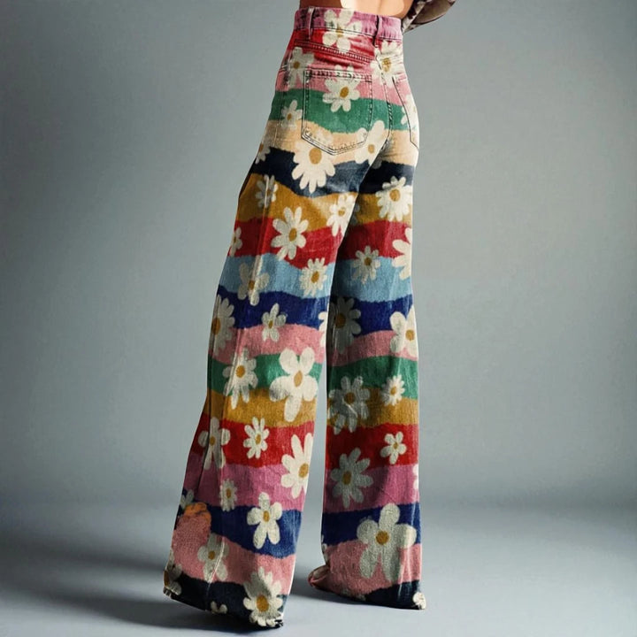 Carolina™ | Pantaloni floreali retrò