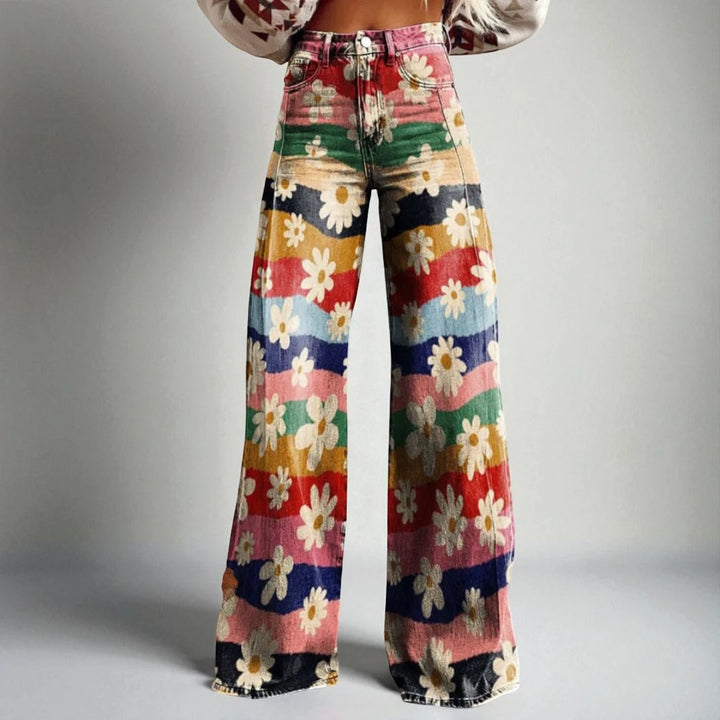 Carolina™ | Pantaloni floreali retrò