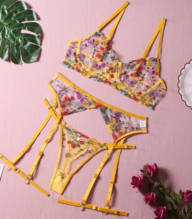 Samanta™ | Set lingerie multicolore